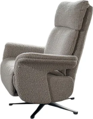 Produktbild von KAWOLA Sessel NAMA Relaxsessel drehbar Stoff taupe