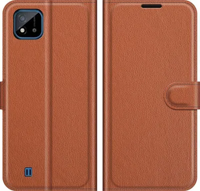 Produktbild von Mobigear Classic  Realme C11 (2020) Hülle Klapphülle Geldbörse - Braun