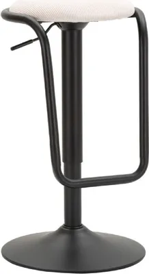 Zdjęcie produktu dla o Ferretti Destiny stołek barowy Ø 41x61-83 cm czarny biały