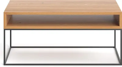 Produktbild von Industrieller Loom-Couchtisch 140 cm, Eiche, Modern