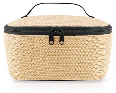 Produktbild von reisenthel coolerbag S pocket, Kühltasche, Isolierte Tasche, Thermotasche, Raffia Black, 2.5 L, LG7078