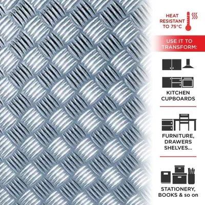 Immagine prodotto di pellicola autoadesivo Effekt metalloico lucido 45 cm x 1,5 m