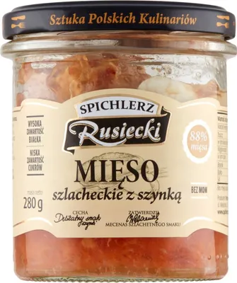 Zdjęcie produktu dla Spichlerz Rusiecki Mięso Szlacheckie Z Szynką 280 G