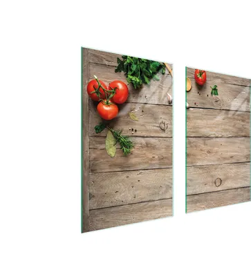 Produktbild von Glasschutzplatte Für Herd 75X52 Holz