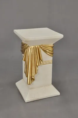 Produktbild von Medusa Säule Römische Säulen Marmor Skulptur Figur Deko Dekoration Ständer 1039