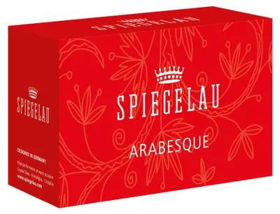 Obrázok produktu pre Spiegelau Arabesque, Priehľadná, Sklo, 2 kusov, Kolo, Vymazať, 460 ml