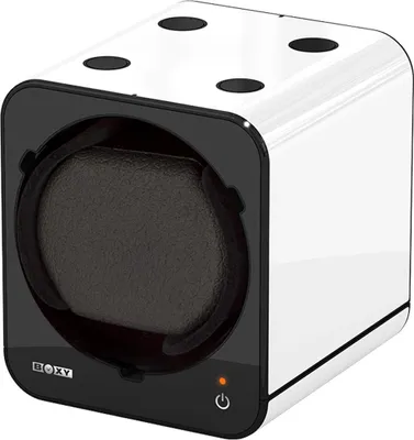 Produktbild von Uhrenbeweger Boxy Fancy Brick weiß Touch-Sensor Kunststoff kratzfest