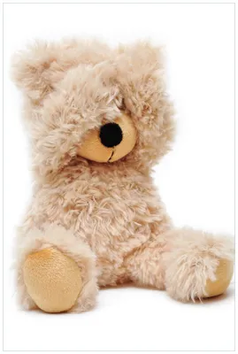Produktbild von Wallario Wandbild aus Acryl, 90 x 60 cm, freischwebende Optik - Süßer Teddybär