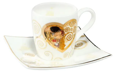 Zdjęcie produktu dla Goebel Artis Orbis Gustav Klimt Heart Kiss - Filiżanka do espresso 67011821
