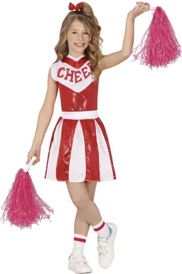 Produktbild von FIESTAS GUIRCA | Cheerleader Kostüm Mädchen - Rot-Weiß - 5-6 Jahre
