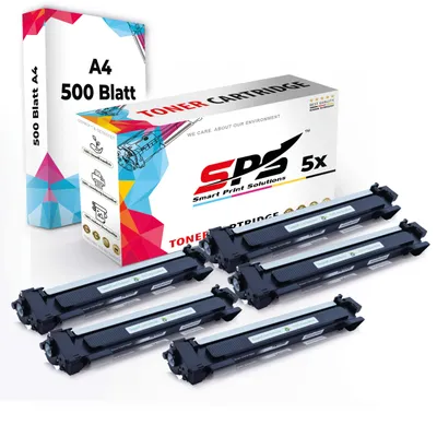 Produktbild von Druckerpapier A4 + 5x Multipack Set Kompatibel für Brother HL-1110 Series (TN-1050) Toner-Kit Schwarz XL 1800 Seiten