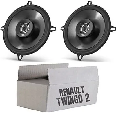Produktbild von JBL Stage2 524 | 2-Wege | 13cm Koax Lautsprecher - Einbauset passend für Renault Twingo 2 Front Heck - justSOUND