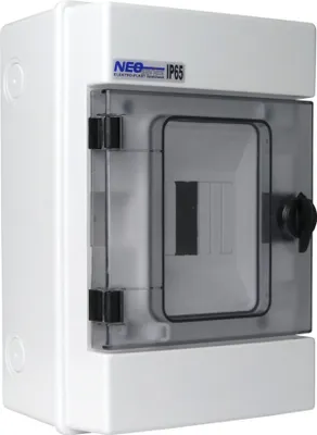 Produktbild von Feuchtraumverteiler Kleinverteiler Verteilerkasten 1000V RH4 AP 4Module 36.04 IP65 VDE E-P