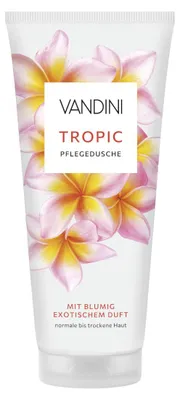 Zdjęcie produktu dla Vandini Tropic – płyn pod prysznic z kwiatem piwonii i olejkiem arganowym, 200 ml