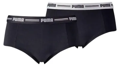 Obrázek produktu pro Puma - Dámské slipy (2 ks v balení) PP3649 (XS) (černé)