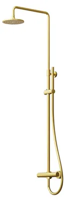 Immagine prodotto di Steinberg Série 100 Système de douche, thermostat, pomme de douche pluie ronde, douchette à main, 10027212BG, 10027212BG