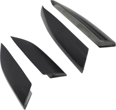 Productafbeelding van 4 stuks eindkappen voor dakdragers, beschermhoezen, vervanging voor Toyota Highlander, modeljaren 2007 tot 2013, zwart