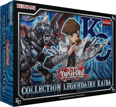 Image de Yu-Gi-Oh! Collection Légendaire de Kaiba, Coffret de Jeu de Cartes, Édition Française, 3 Mega Packs