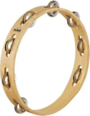Produktbild von Nino Percussion NINO14 Holztamburin 25,4 cm (10 Zoll) einreihig
