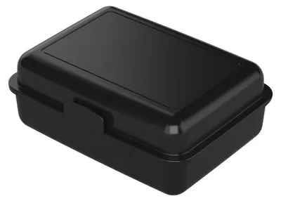 Image de Boîte à pain "School-Box" - Boîte à déjeuner sans BPA pour enfants & adultes - Boîte à pain durable pour l'école, le travail & l'aventure,  Germany - Noir