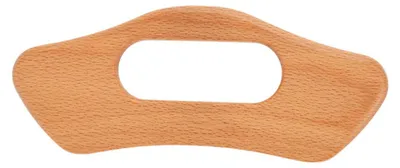 Immagine prodotto di INF Placca Gua Sha in Faggio 19cm x 8cm per Massaggio Meridiano Corpo
