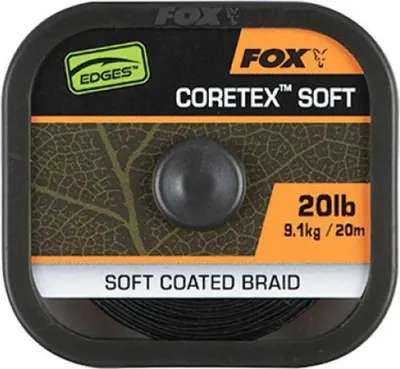 Zdjęcie produktu dla Fox Fishing Edges Naturals Coretex Soft 20 m 35 lbs-15,8 kg Plecionka