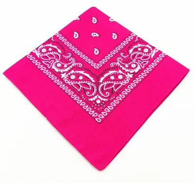 Productafbeelding van Go Go Gadget – 100% katoen – Bandana – Boerenlappen – 55 x 55 cm – felroze