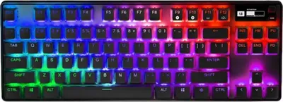 Produktbild von Steelseries Apex Pro TKL Tastatur USB + RF Wireless + Bluetooth QWERTY US Englisch Schwarz (64865)