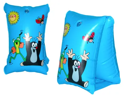 Obrázok produktu pre Nafukovacie rukávy Krtko 30x15cm modré vo vrecku 6-12 rokov