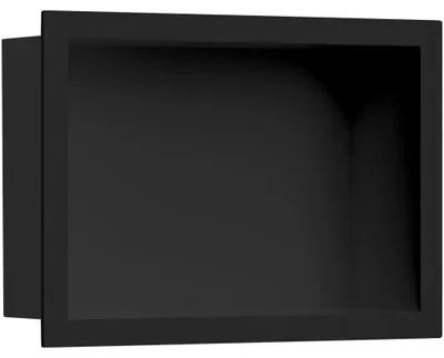 Productafbeelding van CERANO - Inbouwplank/nis met rand voor tegelbekleding - zwart, mat - 30x20x10 cm