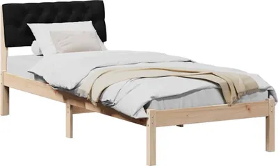 Immagine prodotto di Struttura del Letto con testiera Marrone e nero 75 x 190 cm