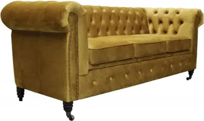 Obrázek produktu pro Klasický design Chesterfield Velký XXL gauč Rozkládací pohovka Čalounění rozkládací pohovky