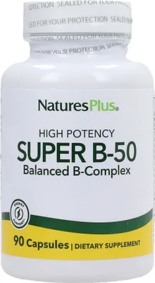 Produktbild von Natures Plus Super B-50 B-Complex - 90 VCaps