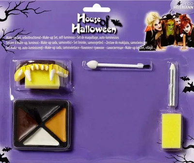 Produktbild von Vampir Schmink- Set # Halloween Karneval Fasching Kostüm Zubehör Make Up