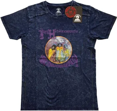 Obrázek produktu pro Jimi Hendrix Experienced (Wash Collection) Navy Blue L Tričko