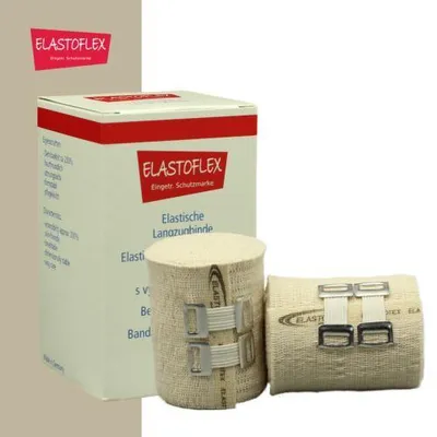 Produktbild von Elastoflex Langzugbinde 6 cmx4 m natur 2 St