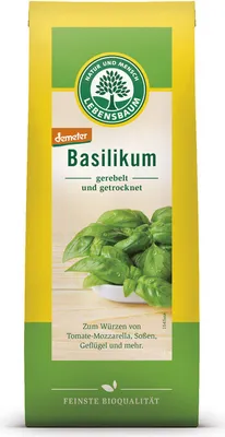 Produktbild von Basilikum - gerebelt und getrocknet 15g