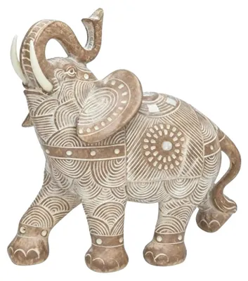 Obrázek produktu pro Dekorativní soška slona, ručně vyrobený design, umělecké řemeslné zpracování, vícebarevná, rozměry 18*8,5*19,5 cm