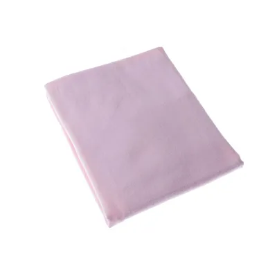 Immagine prodotto di HOMESCAPES Lenzuolo per culla senza elastico - lenzuolo per culla in flanella rosa, 100x150 cm