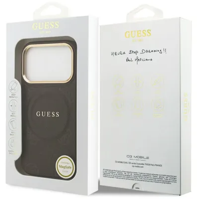 Produktbild von Guess Peony Hot Stamp Magsafe Iphone 17 Pro Handyhülle One Size