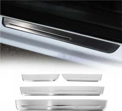 Image de Couverture de Seuil de porte pour Hyundai Tucson 2004-2010 acier inox chromé 4x