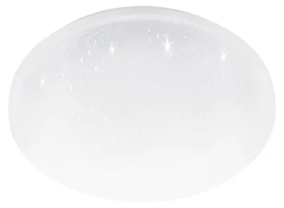 Productafbeelding van LED-plafondlamp, 15,6W, 1900 lm, 4000 K, met kristal effect, diameter 31 cm, wit