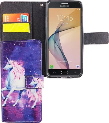 Produktbild von Handyhülle Tasche für Handy Samsung Galaxy J5 Prime Einhorn Magic