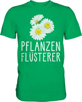 Produktbild von Pflanzen Flüsterer Gärtner Garten T-Shirt – Kelly Green / M