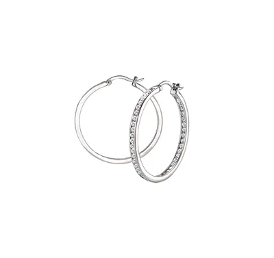 Produktbild von s.Oliver Damen Creolen 2026067 Silber Zirkonia