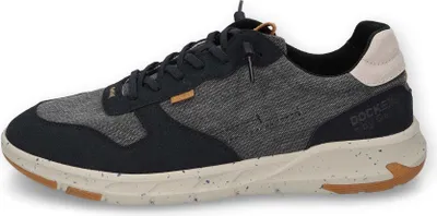 Produktbild von Dockers by Gerli Sneaker Herren Canvas Split Sneaker Black schwarz/grau EU43