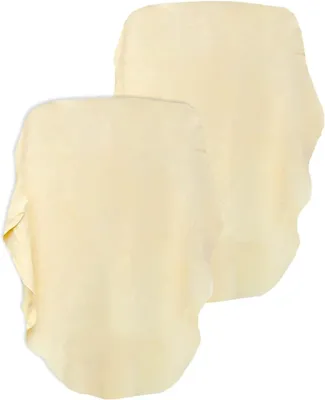 Imagen del producto de Paños de limpieza para ventanas hechos de piel de oveja genuina, 2 unidades, de 40x60 cm, que no pierden pelo, ideales para el cuidado del automóvil