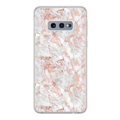 Produktbild von MuchoWow® Handyhülle Schutzhülle Hülle für Samsung Galaxy S10e Marmor - Roségold - Luxus - Muster Silikon Softcase Handy Hülle - Handy