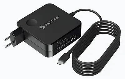 Produktbild von Siltcon® USB-C Ladegerät 100W V2 – Universal Netzteil für Windows Laptops, Tablets & Smartphones mit 2m Kabel