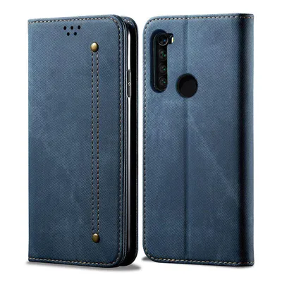 Obrázek produktu pro Redmi Note 8 Pouzdro, Kožené Peněženkové Pouzdro s Magnetickým Uzavíráním a Pouzdro s Funkcí Stojánku pro Xiaomi Redmi Note 8 modré